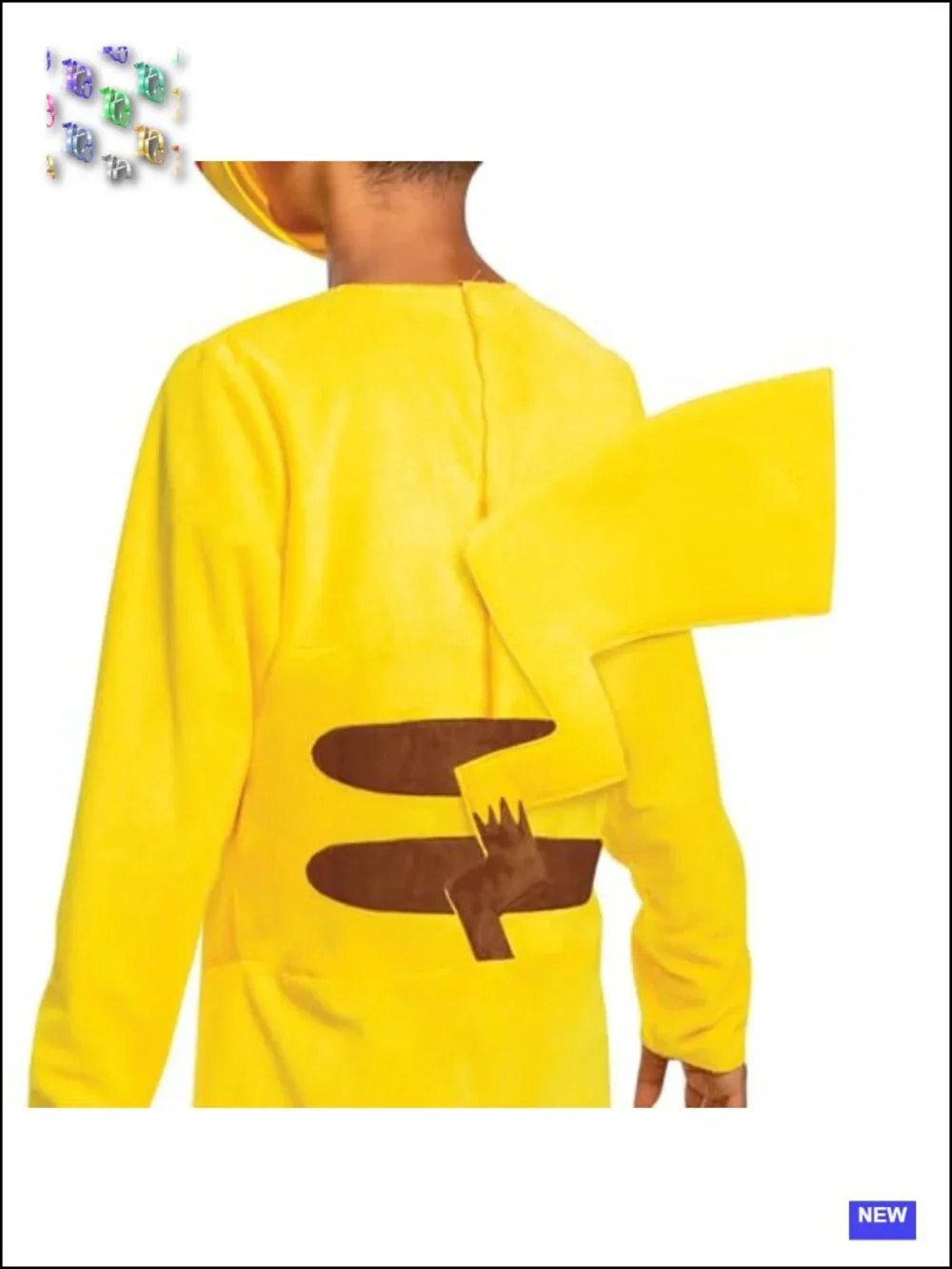 Kids Pikachu Pokemon Cosplay Costume Jumpsuit Halloween Size S 4-6 Official